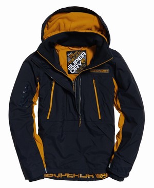 Superdry Hooded Overhead SD-Windattacker Férfi Kabát Sötétkék | DMEYT1625